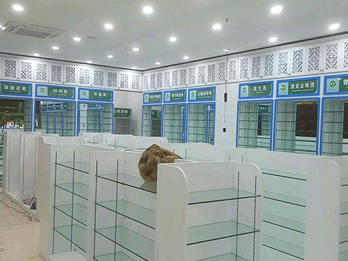 重庆药房展柜定制